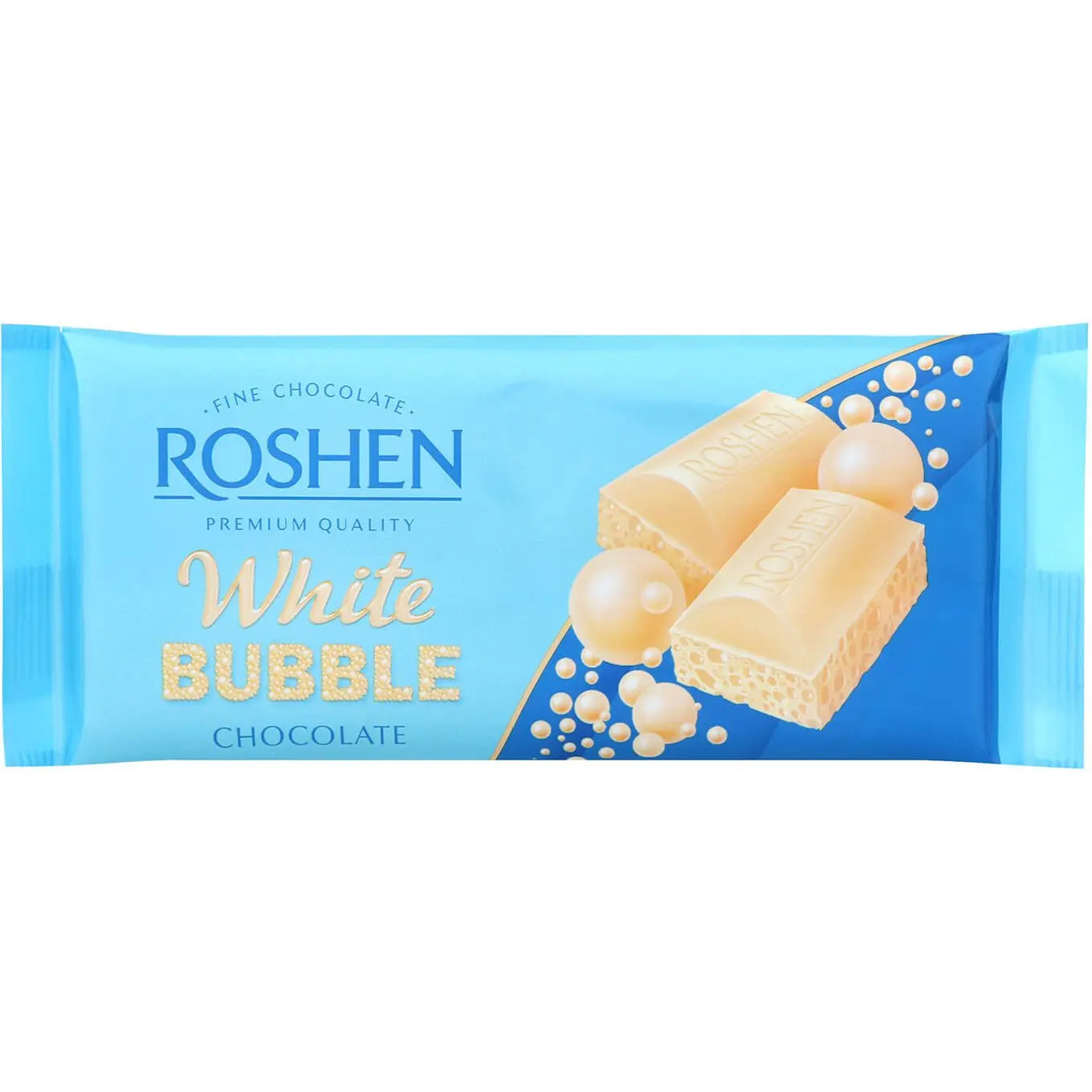 Шоколад Roshen пористий білий 80г